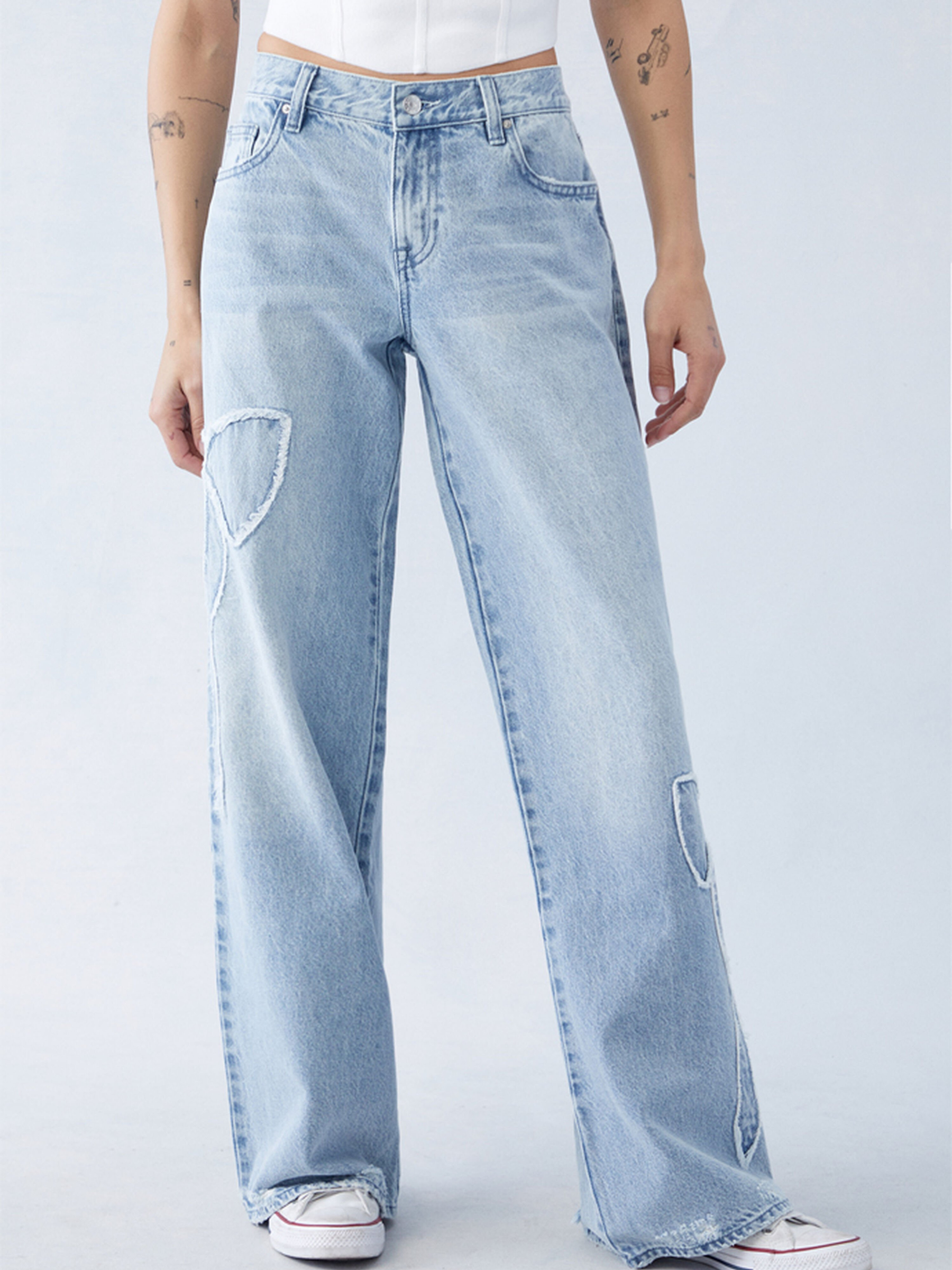 Bow Low Rise Jeans