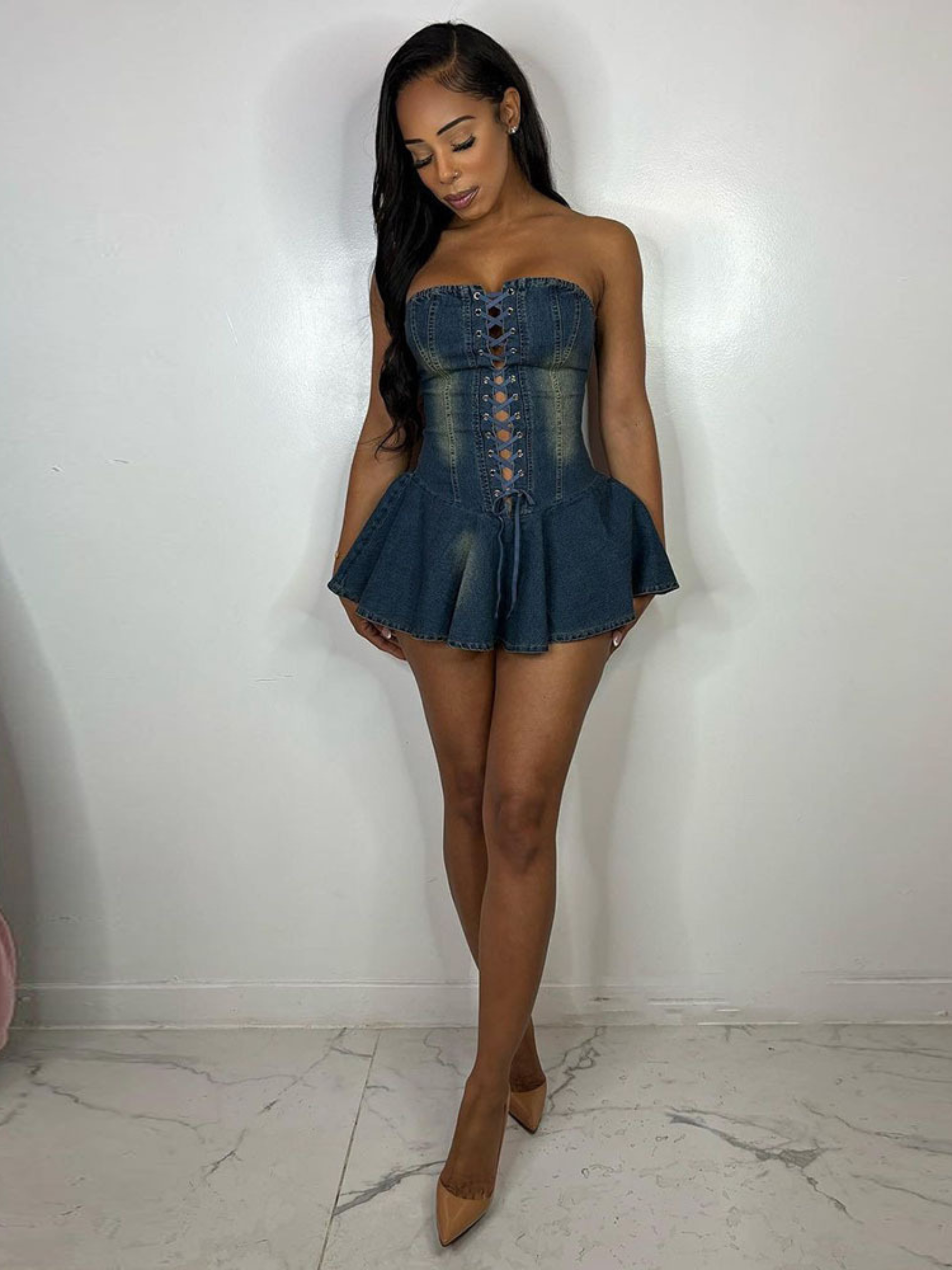 The Denim Mini Dress