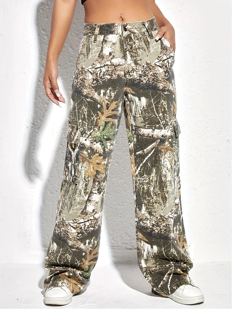Camo Denim Trousers