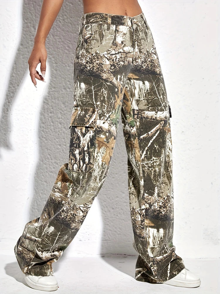 Camo Denim Trousers