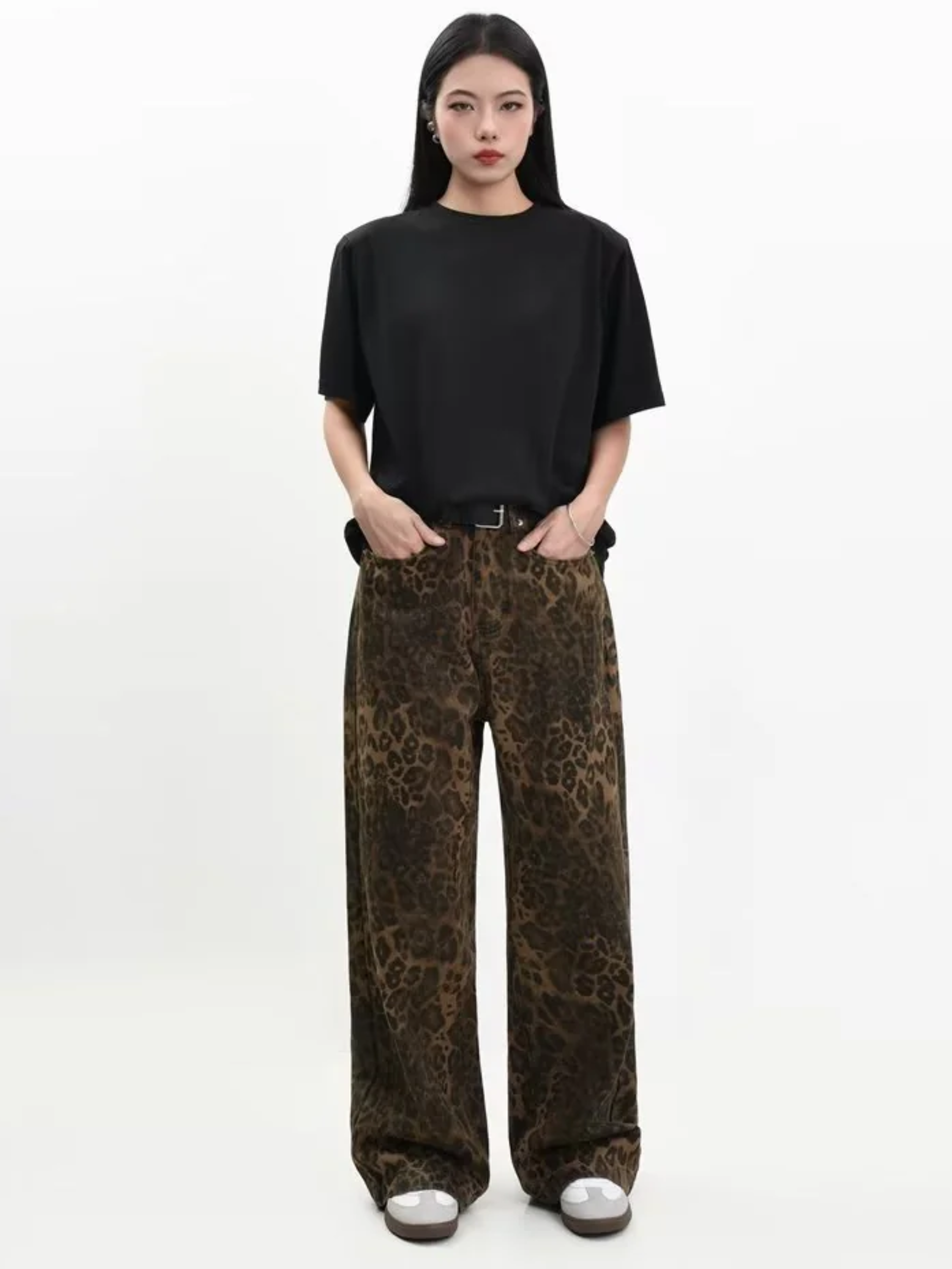 Leopard Print Jeans