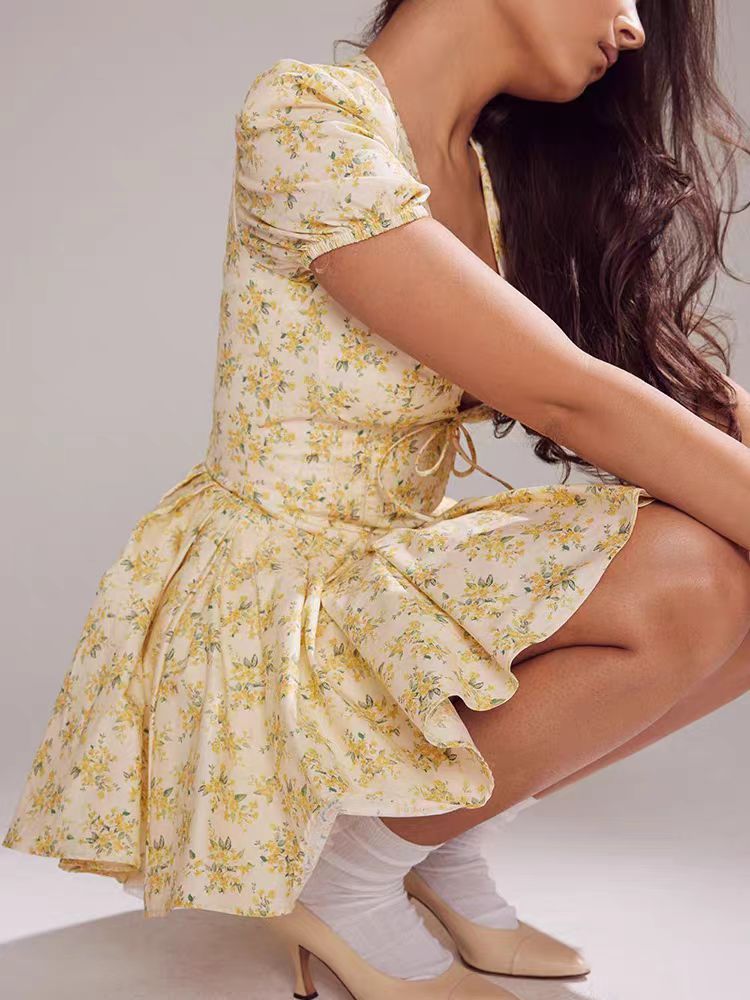Citrine Mini Dress